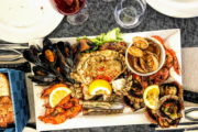 Seafood in Baiona Camino Santiago