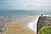 Nazare Beach from Above Discover Heart Portugal