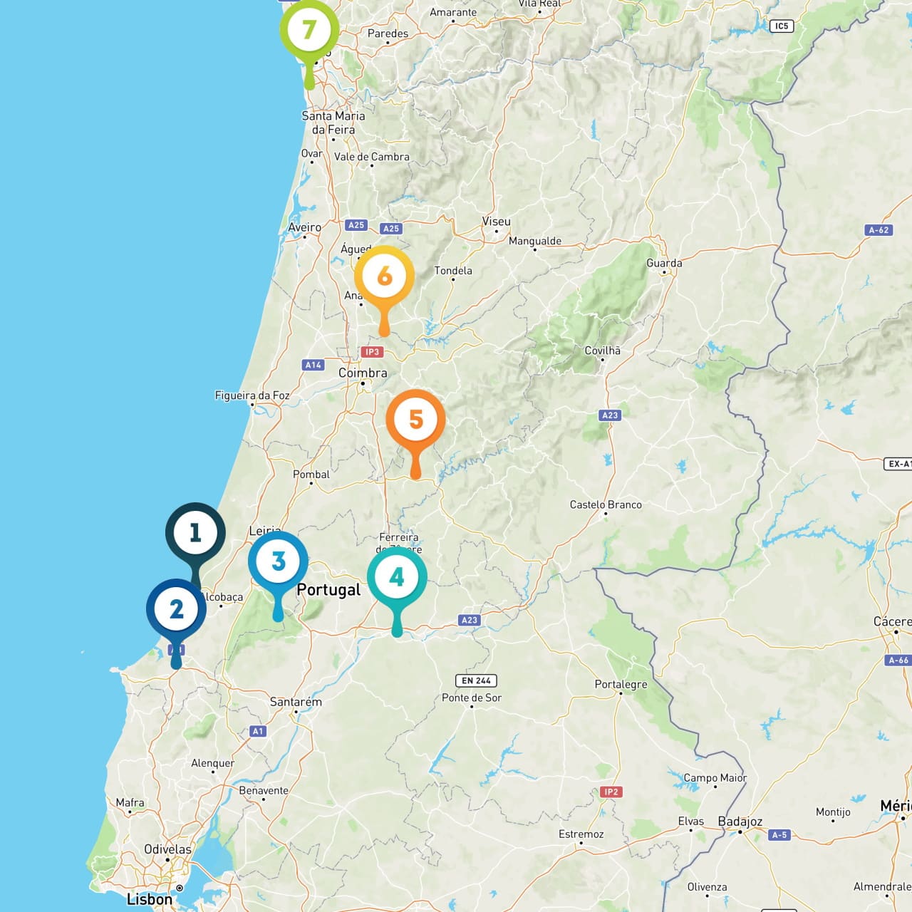 map a3 discover the heart of portugal walking tour